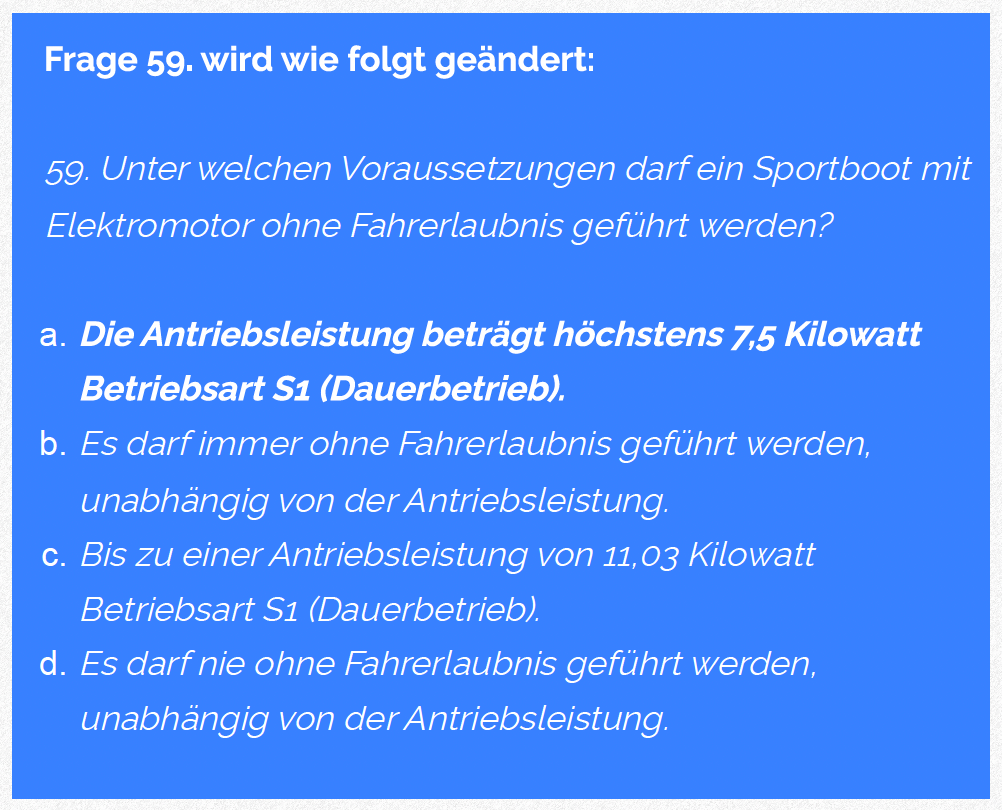 Prüfungsfrage zum Thema Elektromotoren
