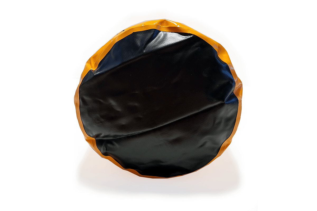 Ocean’s Wave Kulturbeutel Wasserdicht – 24,5x12,2x9 Cm, Schwarz, 2 Fächer, Seitlicher Griff, Unisex